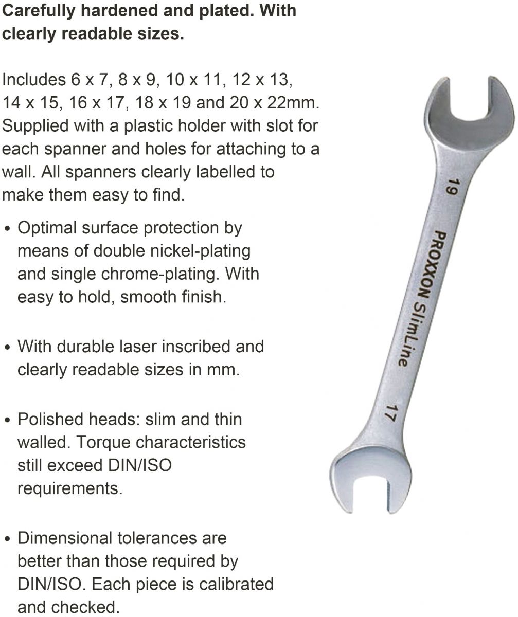 סט 8 מפתחות פרוקסון PROXXON 23800